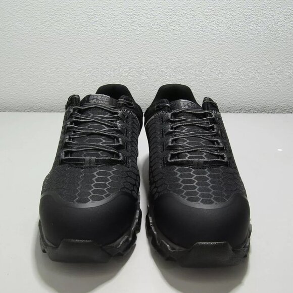 NEW TIMBERLAND Powertrain Sport Alloy Safety Toe Mens Size 10.5 Black Low Top - Picture 2 of 6